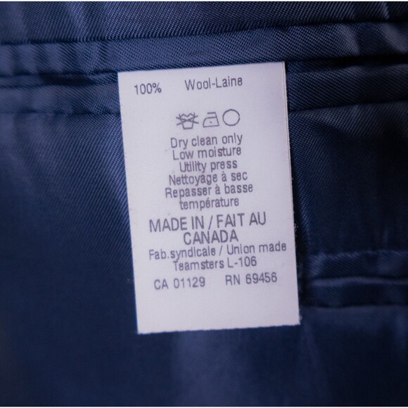 Michael Kors Sport Coat Jacket Blazer Navy Blue Sz 36R Wool Two Button Casual - Picture 12 of 15